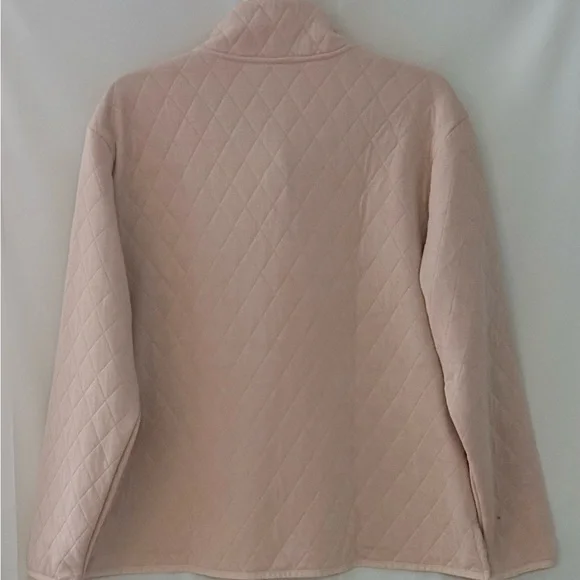Eddie Bauer Light Pink Quilted Women's Sweatshirt - Picture 2 of 3